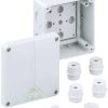 Puszka instalacyjna Spelsberg Abox 060-leer, IP65, (D x S x W) 110 x 110 x 67 mm, szary, 1 szt.