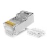 Wtyk modularny RJ-45 8p8c kat.6 typ 2 ekranowany, dwu częściowy /opak = 100szt/