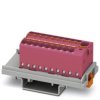 Blok rozdzielczy PTFIX 4/18X1,5-NS35 PK, różowe złącze przemysłowe - 18 punktów przyłączeniowych o przekroju 1,5mm2