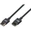 Connection cable, 0.5 m, black, HDMI plug type A, straight to HDMI plug type A, straight, HDMI-UHS-MM-0,5M