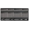 Sealey TBT11 Tool Tray with Ribe/spline/hex/security Trx-star Bit Set 60pc