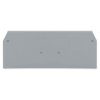WAGO 279-308 2 x 62.5mm End and intermediate plate for 279-600 Series Grey