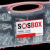 533629 SOSBOX wall plugs S+FU+screws, 180-piece