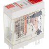 Przekaźnik mocy 24V ac SPDT RS PRO 12 A 530mW, Wciskane 240Ω Styk płytki drukowanej