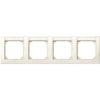 MERTEN M-SMART Ramka 4 poczwórna pozioma z polem opisowym kremowy MTN471444 SCHNEIDER ELECTRIC