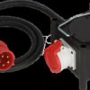 1153680200 Compact rubber power distributor, 2-m cable, 2x CEE 400 V/32 A