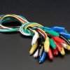 Adafruit Small Alligator Clip Test Lead (set of 12)