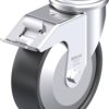 Blickle 627430 LER-PP 125G-FI-FA Rolka obrotowa z blachy stalowej Średnica koła: 125 mm Maksymalne obciążenie: 150 kg 1