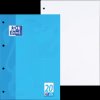 100050354 A4 notepad, blank, 50 sheets, ruling 20, punched