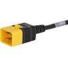 Power cord, International, C20-plug, straight on C19 socket, straight, H05VV-F3G1.5 mm², black, 1 m, 6051.2197