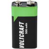 VOLTCRAFT 6LR61 9 V PP3 battery (rechargeable) Li-ion 500 mAh 7.4 V