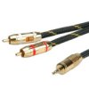 Roline Gold Kabel Połączeniowy Audio 3,5 Mm Stereo - 2X Tulipan, M/M, 2,5 M