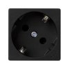 Simon Connect Gniazdo K45 schuko 16A/230V wskaźnik zasilania czarny KL01/14