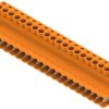 Pin header, 21 pole, pitch 5.08 mm, straight, orange, 1644880000