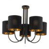 Lampa sufitowa TORENS 5 - punktowa Czarno złoty 4595 TK Lighting