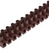 2.5mm² Złącze wtykowe do druku Ciemnobrązowy 12-żyłowe, Śruba, 450 V Montaż na kablu Tak