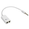 Kabel rozdzielacz adapter Maclean, minijack / AUX, 3,5mm, MCTV-580