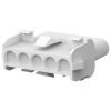 Socket housing, 5 pole, pitch 6.35 mm, straight, natural, 1-480764-0