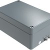 Aluminum EX enclosure, (L x W x H) 125 x 80 x 57 mm, gray (RAL 7001), IP66, 250813060