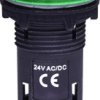 Lampka sygnalizacyjna kompaktowa zitegrowana, soczewka karbowana, 24 V AC/DC, Zielona ECLI-024C-G 004771211