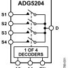 High Voltage, Latch-up Proof, 4-Channel Multiplexer