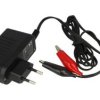 Ładowarka; akumulatorów kwasowo-ołowiowych; ZSI-13,4; 13V DC; 700mA; 11W; krokodylki izolowane; 230V AC; kolor czarny