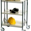 Wózek 3 Stal, 80 kg Load Do lekkich zadań RS PRO 560 mm 445 mm