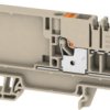 Supply terminal, push-in connection, 0.5-6.0 mm², 41 A, 6 kV, dark beige, 2503650000