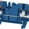 Through terminal block, push-in connection, 2.5 mm², 24 A, 8 kV, dark blue, 2534690000