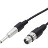 KABEL XLR ZEN./JACK6.3 MONO 3M