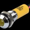 Q8P3CXXY220E Indicator LED, 220 V AC, 8 mm, wired, yellow/BrC
