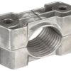 Cable clamp, max. bundle Ø 70 mm, aluminum, metal, (L x W x H) 132 x 45 x 73 mm, CCAL2H5870-X