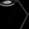 64988 Lupenleuchte, LED, Ø 127 mm, 3 Dioptrien, schwarz
