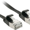 kabel LAN LINDY 47484, 1 szt., RJ45, CAT 6a, U/FTP, 5.00 m, czarny