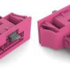 Plug, 5 pole, snap-in, push-in, 1.5 mm², pink, 890-795/082-000