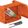 Puszka instalacyjna OBO Bettermann T 100 ED 6-6 AF 7205560, 182 mm x 116 mm x 67.5 mm, 1 szt.