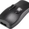 TRU COMPONENTS Przełącznik przewodowy czarny 2 x wył/wł 2 A 1 szt.