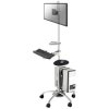 Neomounts FPMA-MOBILE1800 Mobile Workstation 10-27" Max 6kg VESA Silver