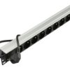 Listwa Zasilająca Rack 19 1U 9 Gniazd Neku 1,8M