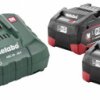 Metabo 685122000 Basic-Set 2 x LiHD 5.5 Ah Ładowarka i akumulator do elektronarzędzi 18 V 5.5 Ah LiHD