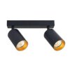 Lampa Sufitowa Led Eris Gold 2X Gu10 Regulowana
