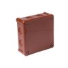 Puszka n/t IP55 118x118x46 8-wlotowa VP-52 brąz 052-02 ViPlast