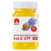 Wtyk modularny RJ45 8P8C kat.6 nieekranowany UTP uniwersalny drut linka przelotowy żółty NEKU opakowanie SŁOIK 100szt.