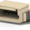 Pin header, 5 pole, pitch 1.5 mm, angled, natural, 292227-5