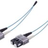 FO duplex patch cable, SC to SC, 50 m, OM3, multimode 50/125 µm, 33012410500006