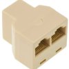 Adapter do złączy RJ, 2 portów RJ45