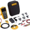 Zestaw multimetrów Fluke Multimetr, sonda prądowa, pasek do zawieszania, ładowarka, przewody pomiarowe, futerał