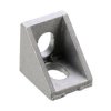 Uchwyt narożny 20x20mm M4 do profili aluminiowych 2020 - TSLOT, T-NUT, TNUT - 2x śrubka i nakrętka