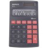 Maul 7261490 Pocket Calculator 12 Digit Display Black Battery Solar Powered
