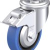 Blickle 851528 LKR-POEV 125R-FI-SB-FA Rolka obrotowa z blachy stalowej Średnica koła: 125 mm Maksymalne obciążenie: 250